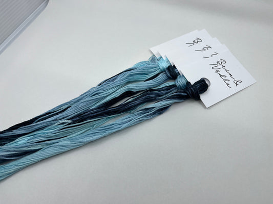 Hand Dyed Floss - Damnable Bay