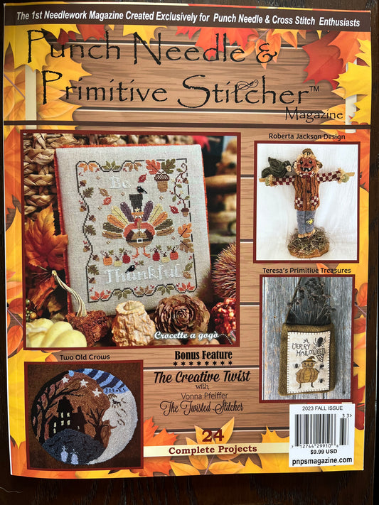 Punch Needle & Primitive Stitcher Magazine - Fall 2023 Issue - Now on SALE!