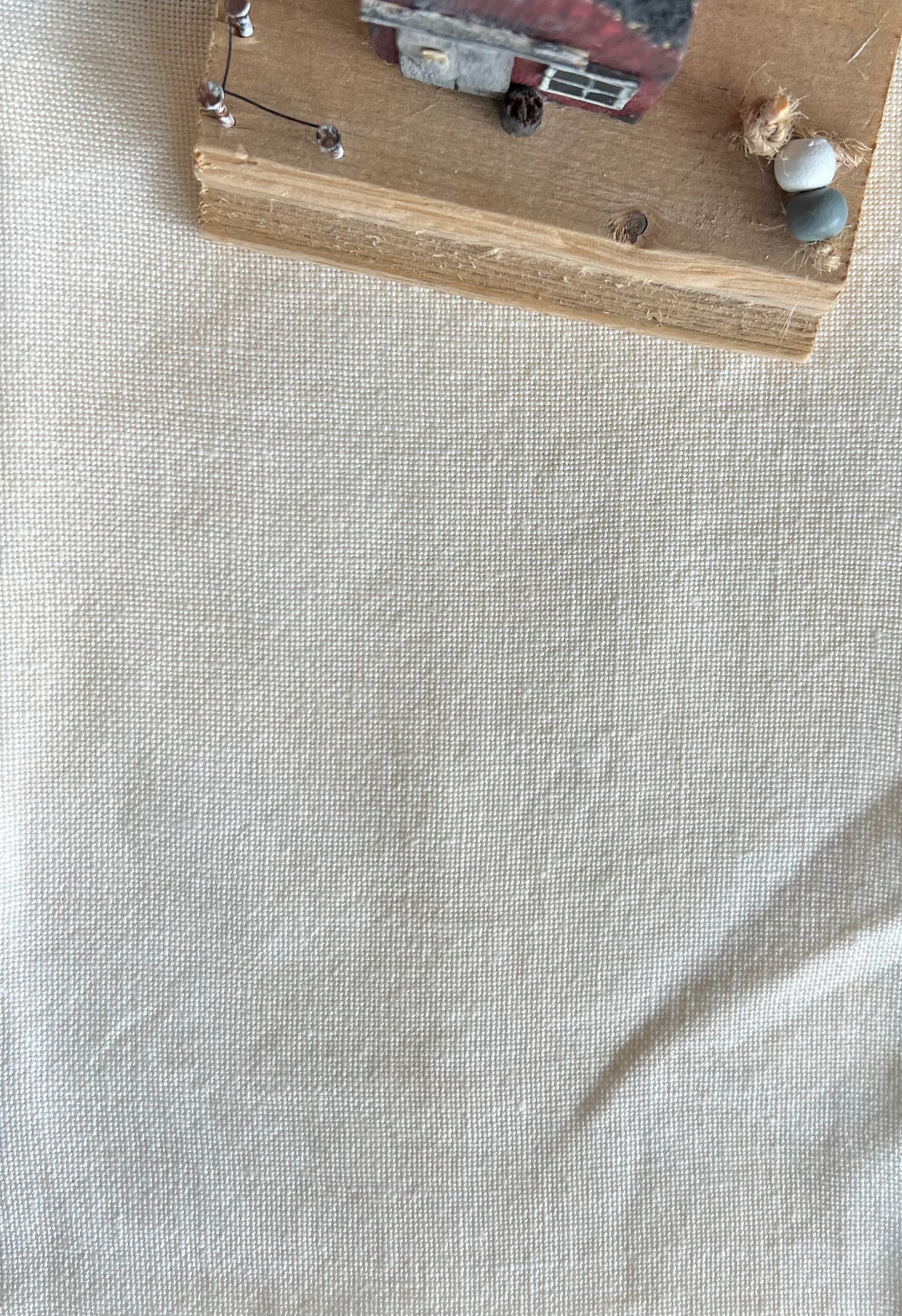 32 Count Linen 'Tea Stain' Hand Dyed Cross Stitch Fabric