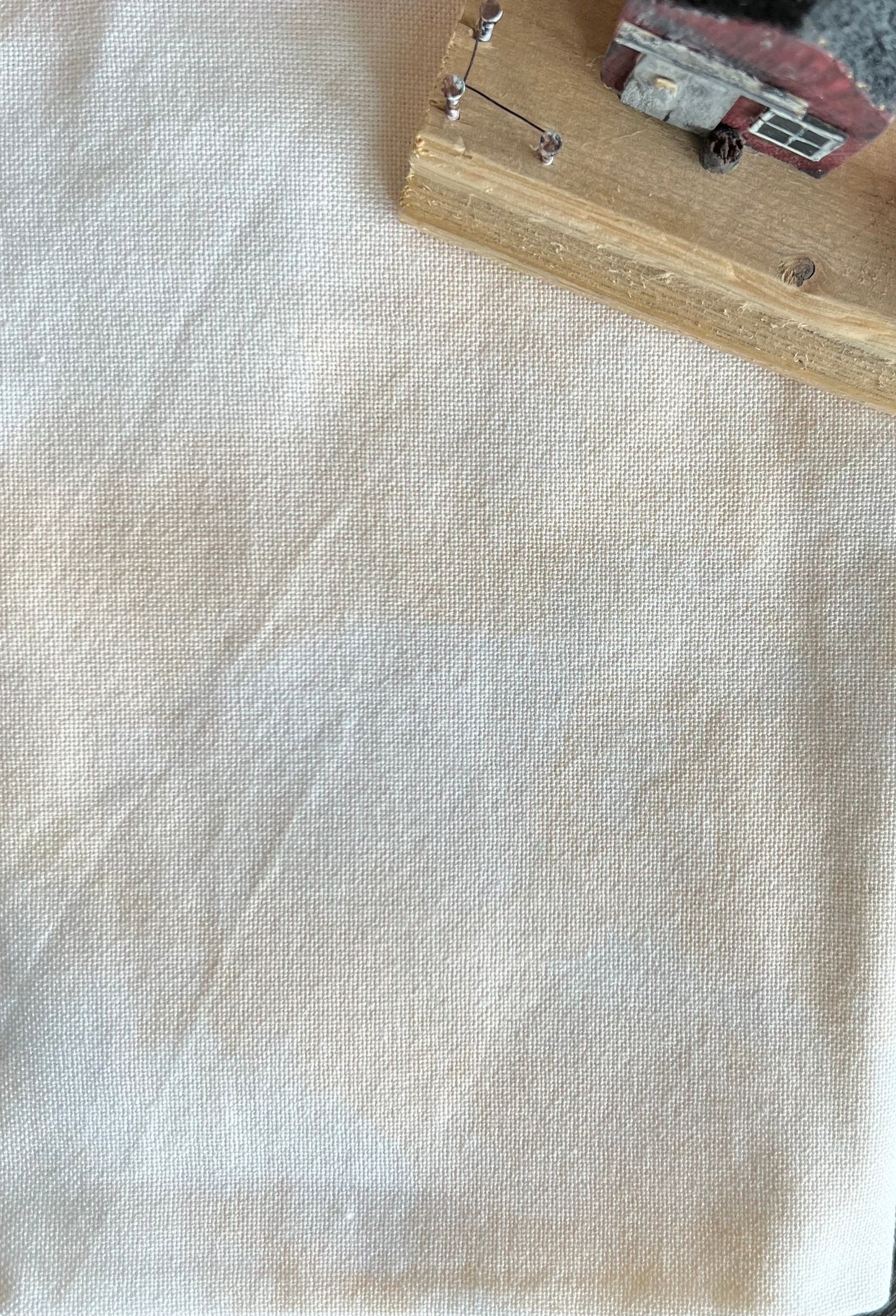32 Count Lugana 'Tea Stain' Hand Dyed Cross Stitch Fabric