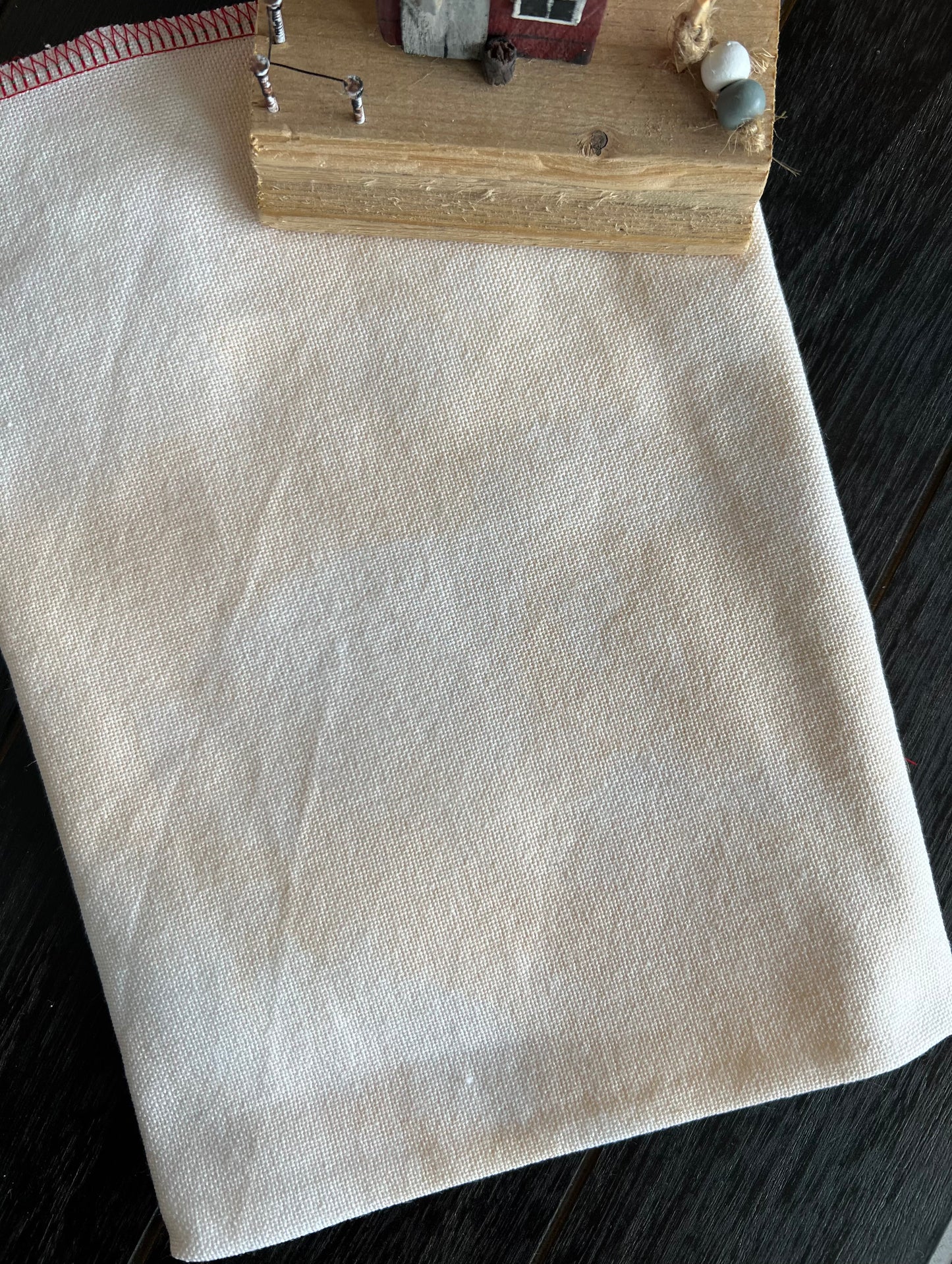 32 Count Lugana 'Tea Stain' Hand Dyed Cross Stitch Fabric