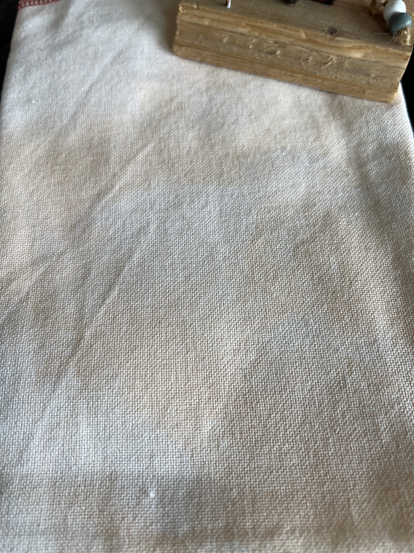 32 Count Lugana 'Tea Stain' Hand Dyed Cross Stitch Fabric