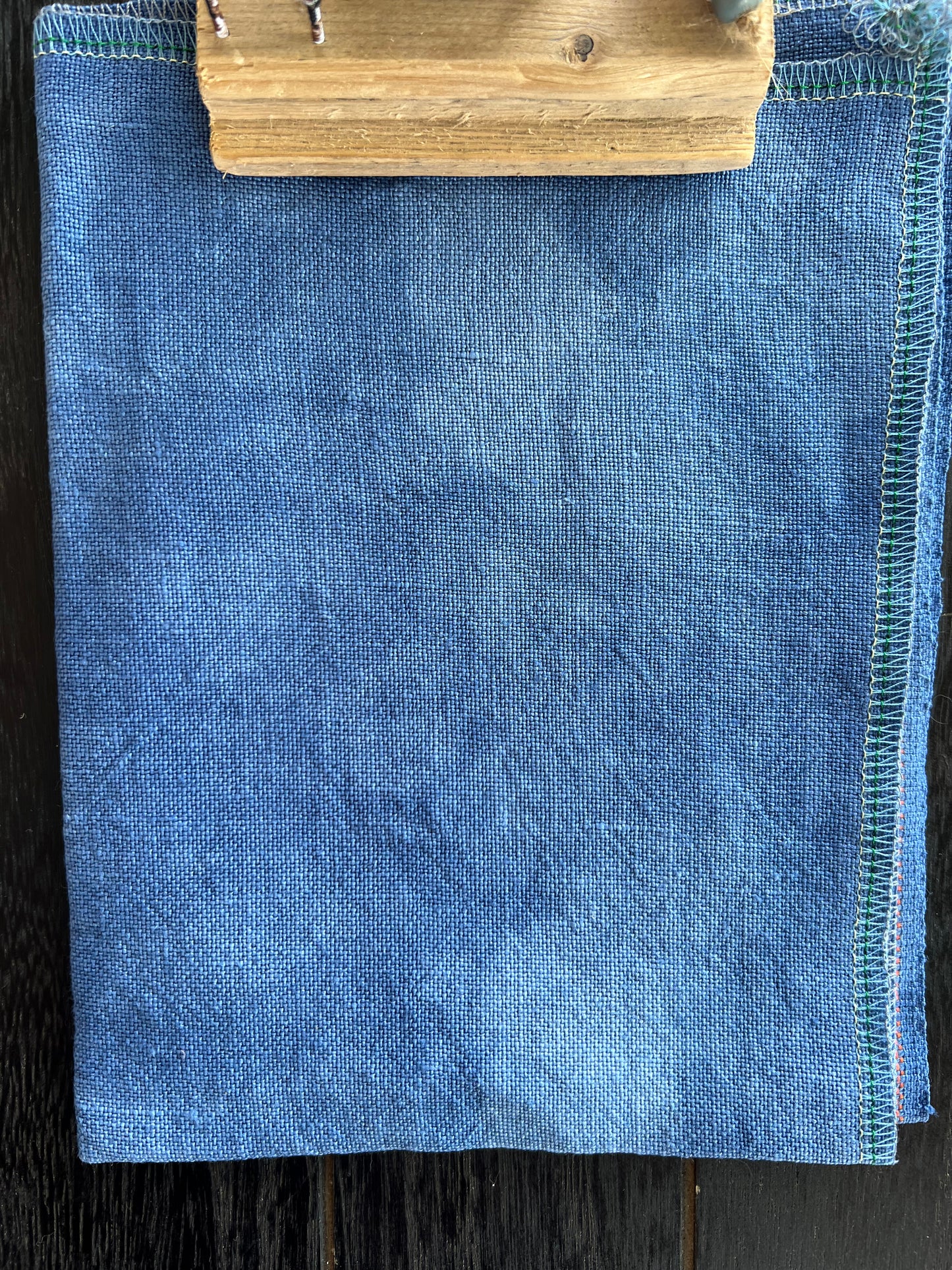 32 Count Linen 'Midnight on the Bay' Hand Dyed Cross Stitch Fabric