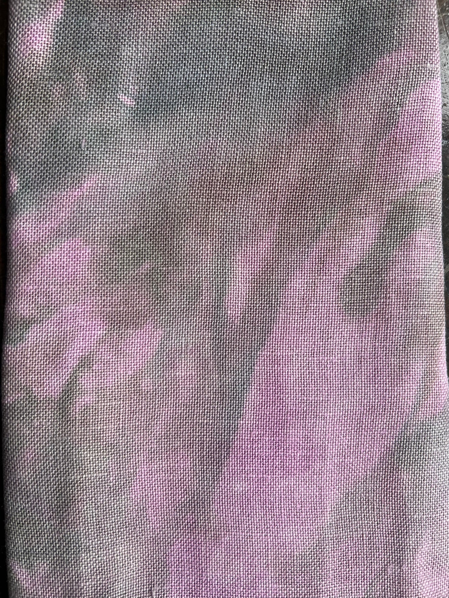32 Count Linen 'Old Fashioned Rose' OOAK (One of a Kind) Hand Dyed Cross Stitch Fabric