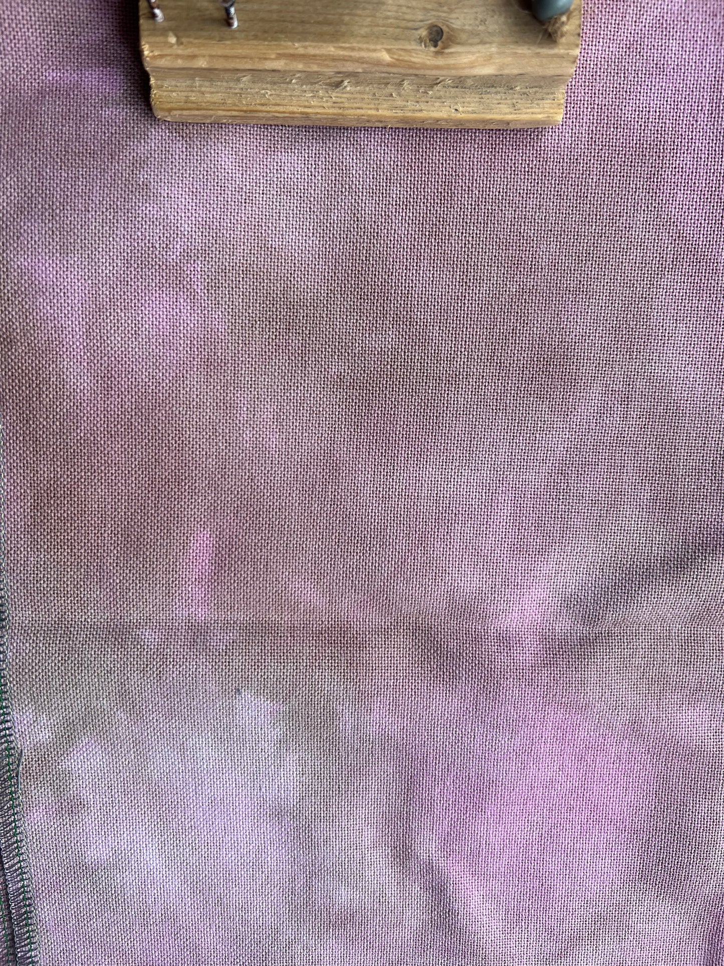 28 Count Lugana 'Old Fashioned Rose' OOAK (One of a Kind) Hand Dyed Cross Stitch Fabric