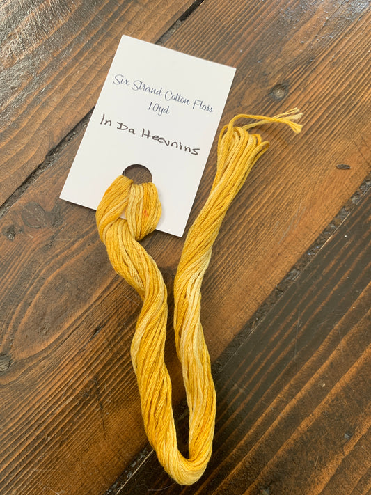 Hand Dyed Floss - In Da Heevnin’s