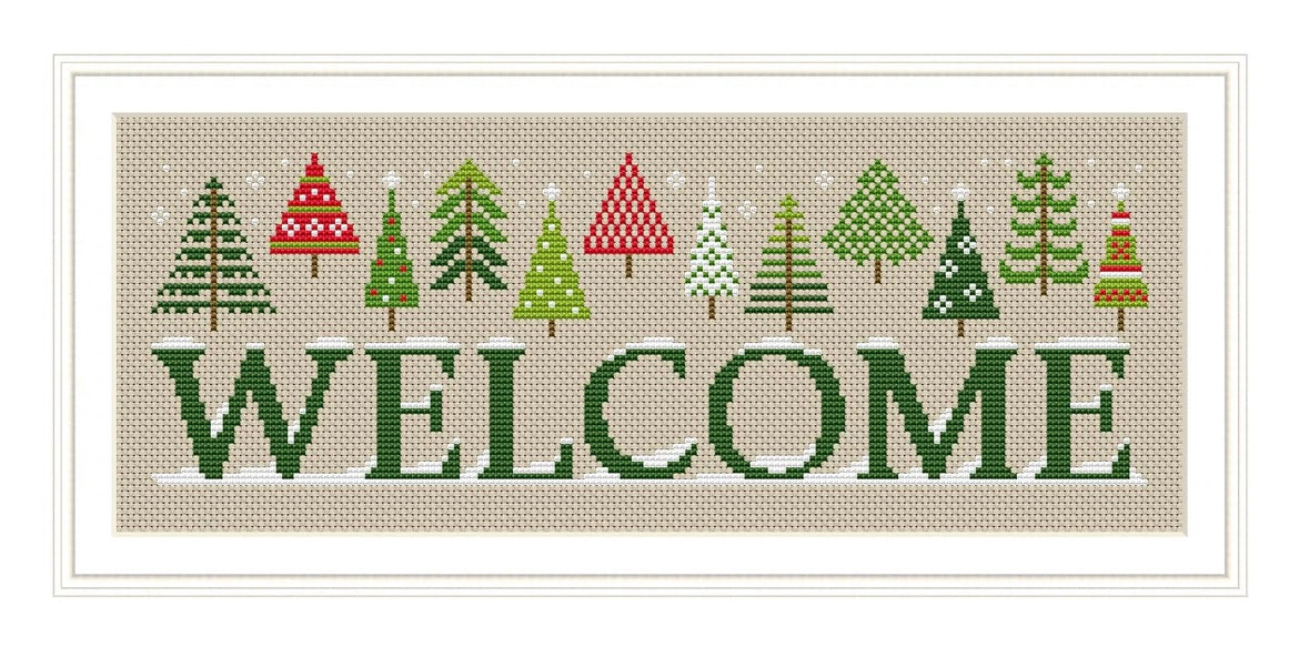 Tiny Modernist's Holiday Welcome Pattern