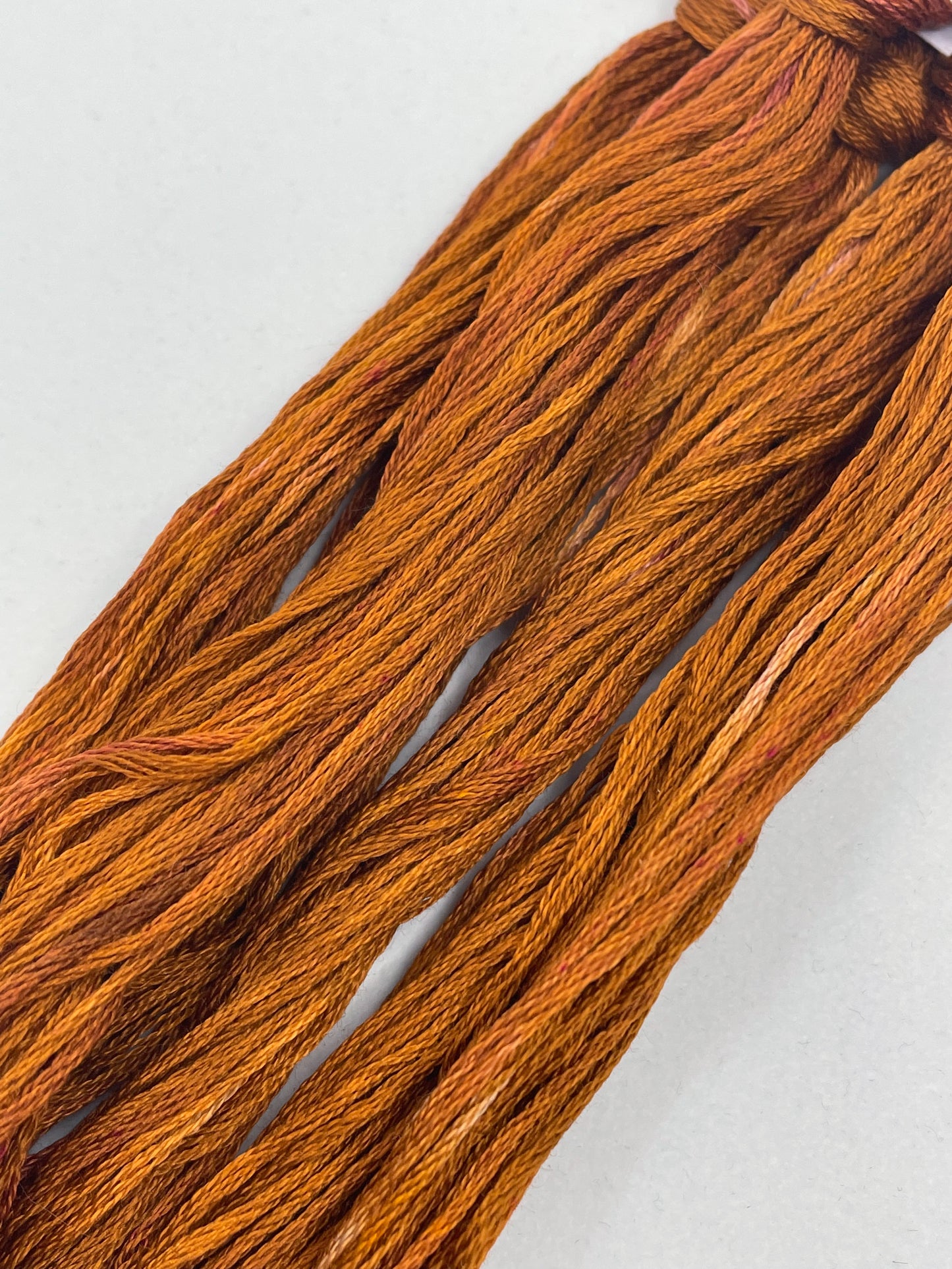Six strand cotton floss that’s bold as brass