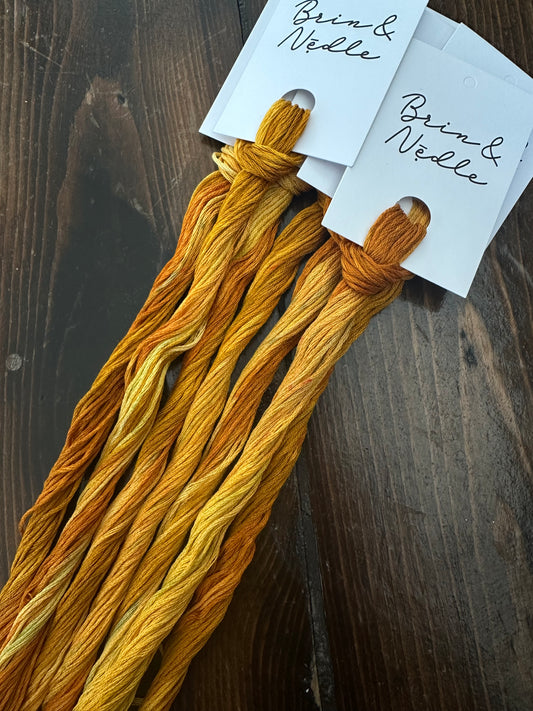 Hand Dyed Floss - Yule