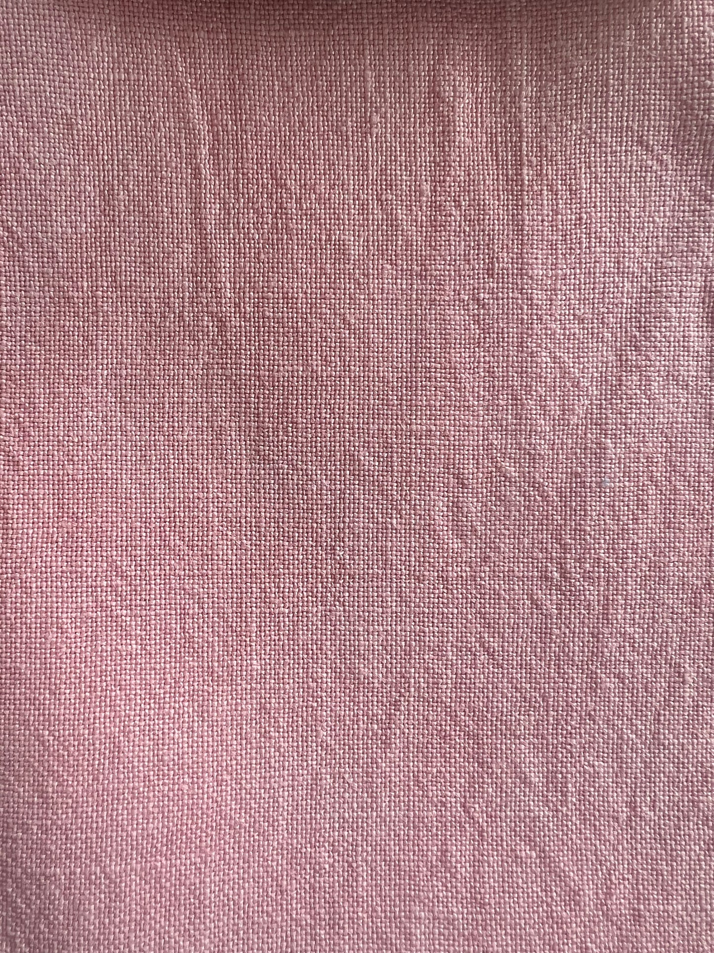 32 Count Linen 'Pink Lupin' Hand Dyed Cross Stitch Fabric