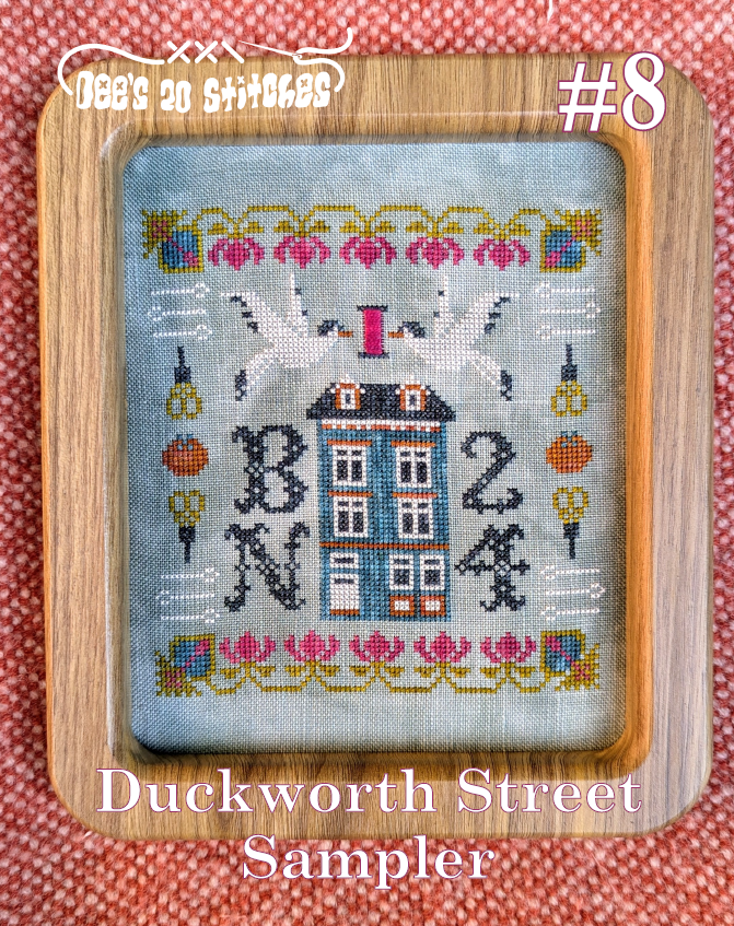 Duckworth Street Sampler - Dee's 20 Stitches - PDF Pattern