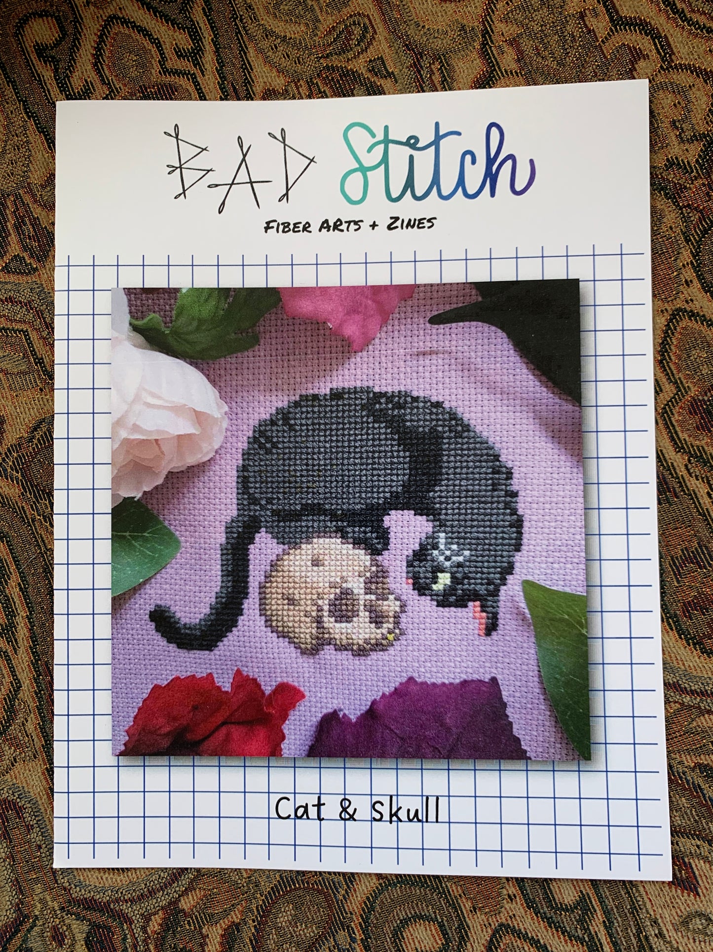 Cat and Skull pattern - BAD Stitch