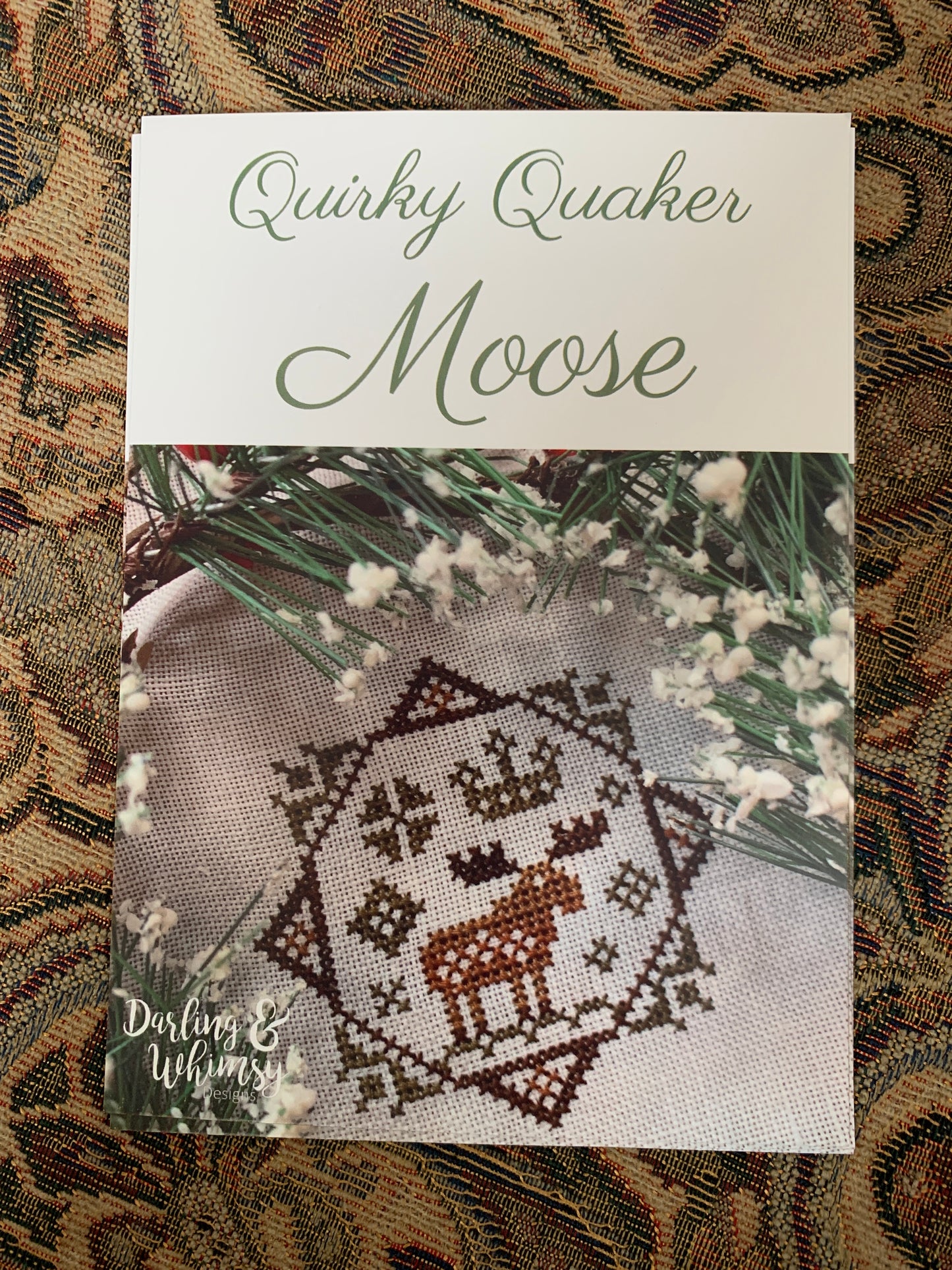 Quirky Quaker Moose - Darling & Whimsy Designs