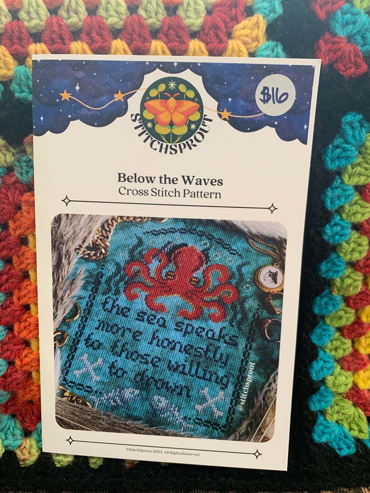 Below the Waves pattern - Stitch Sprout