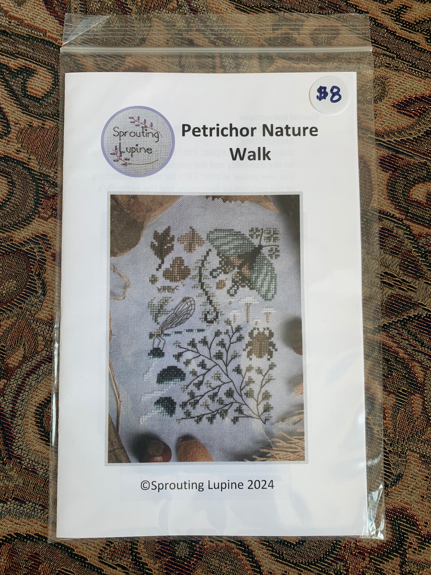 Petrichor Nature Walk pattern - Sprouting Lupine