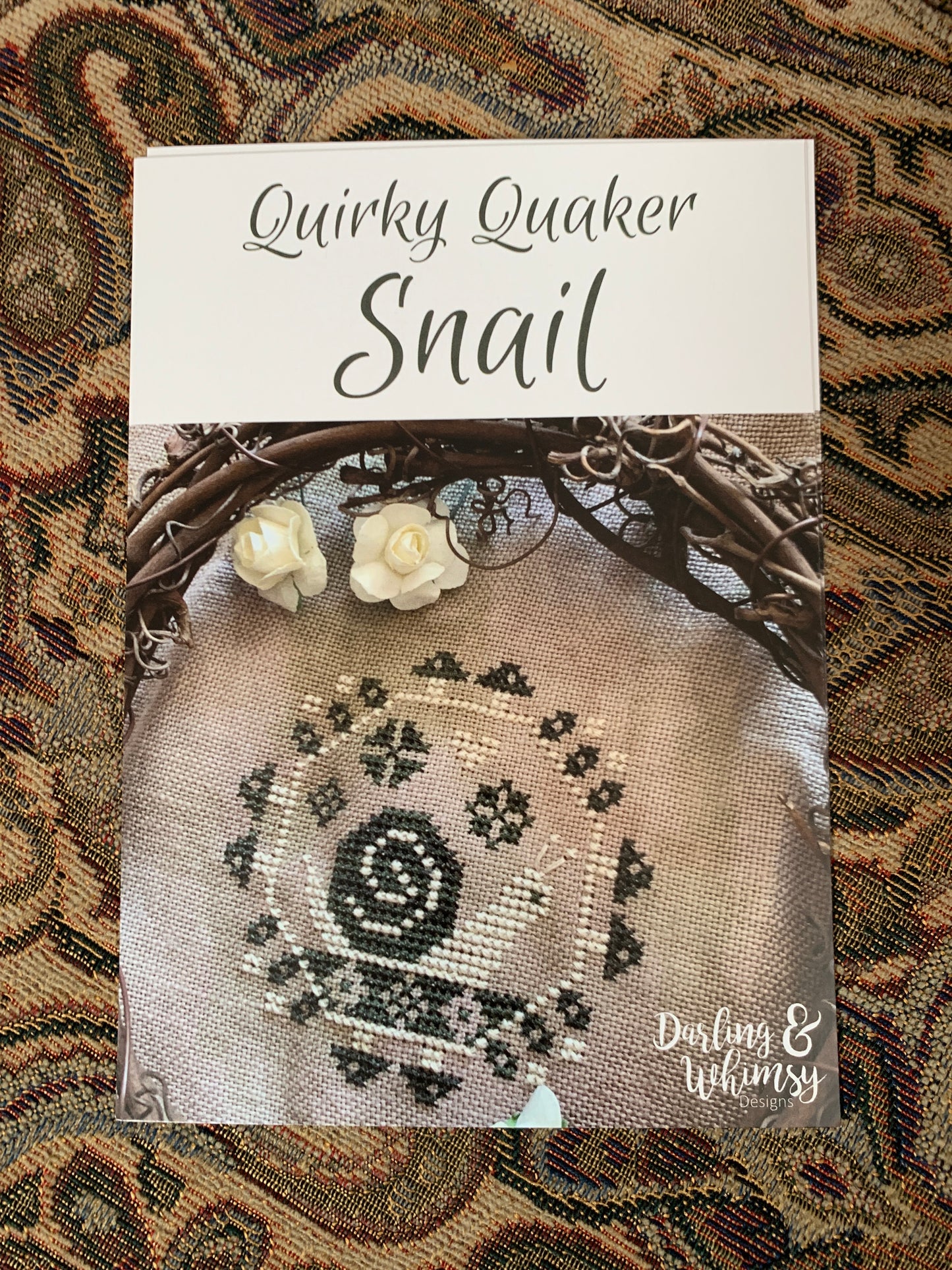 Quirky Quaker Snail - Darling & Whimsy Designs