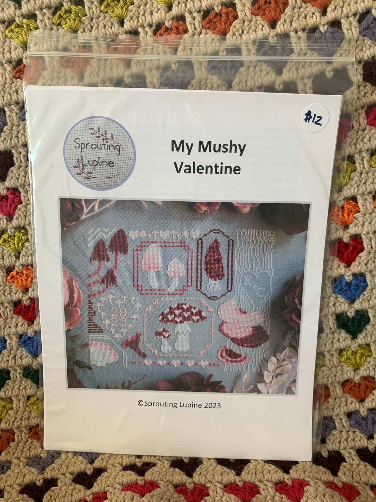 My Mushy Valentine pattern - Sprouting Lupine