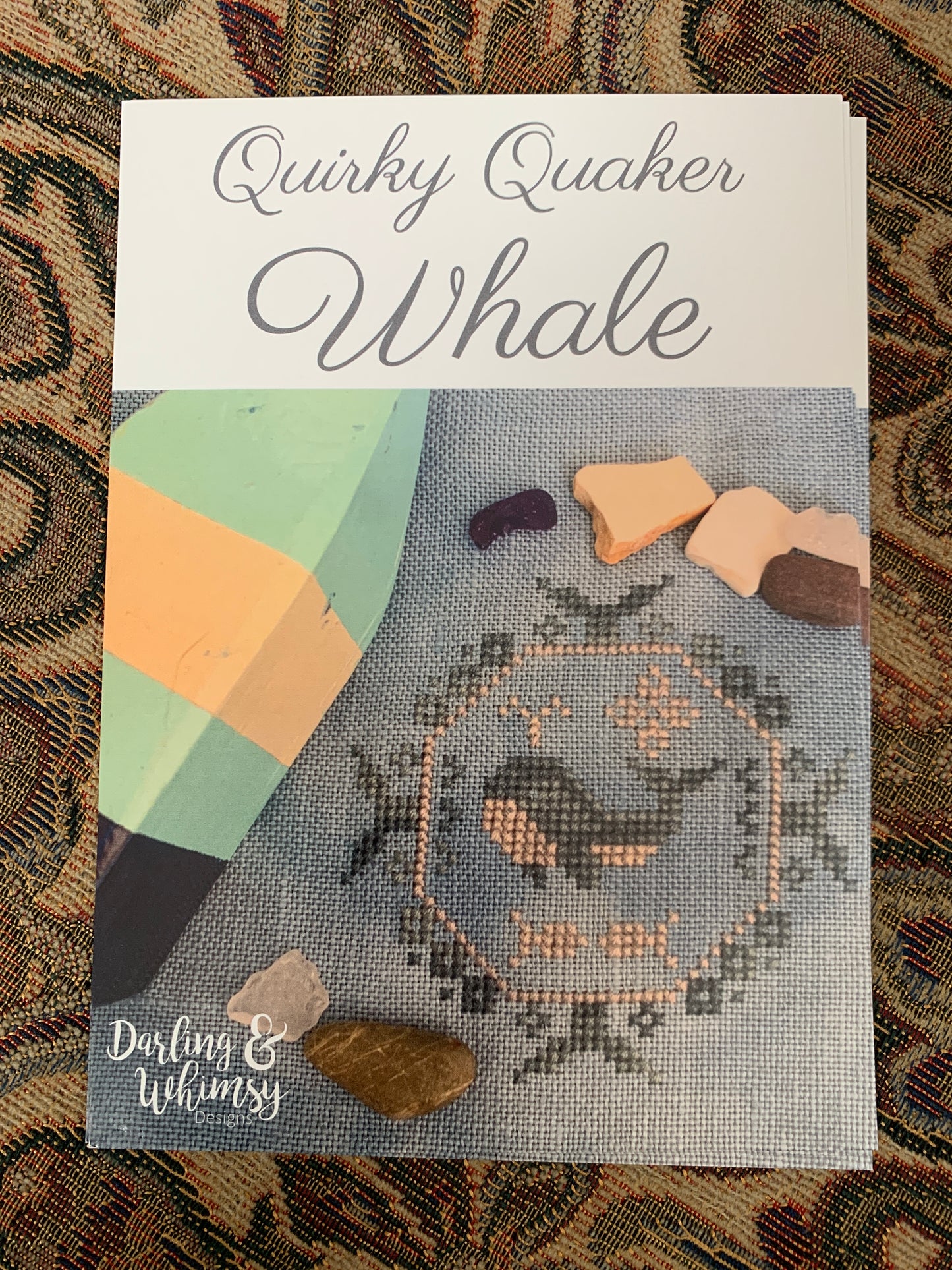 Quirky Quaker Whale - Darling & Whimsy Designs