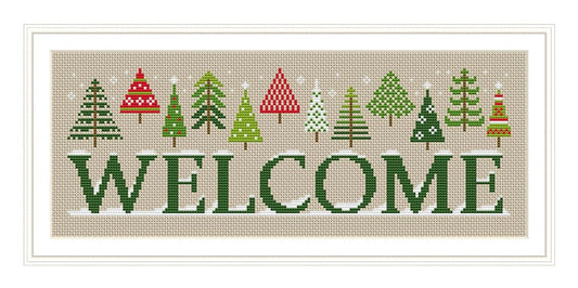 Tiny Modernist's Holiday Welcome Pattern