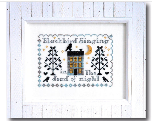 Tiny Modernist's 'Blackbird Singing in the Dead of Night' Pattern